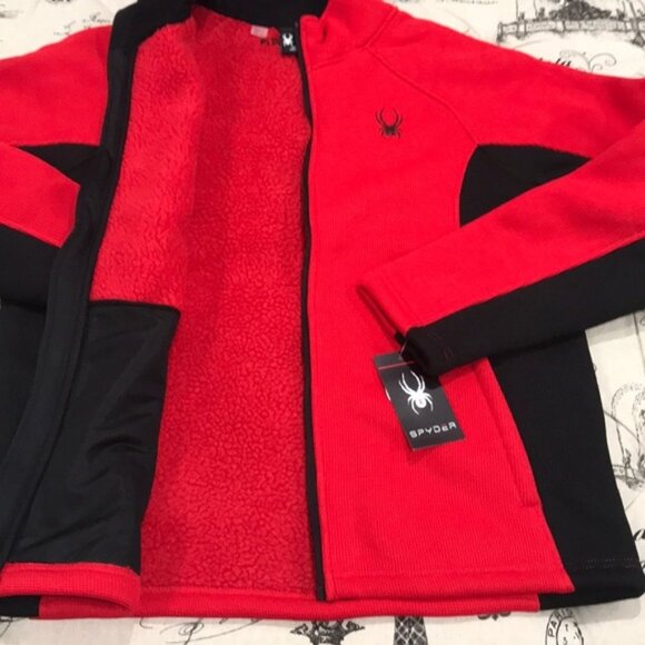 Spyder Men's Racing Red Jacket - Picture 4 of 6
